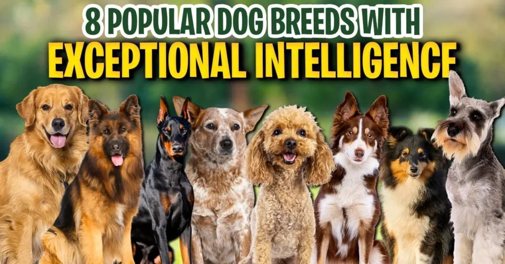 8 Popular Dog Breeds with Exceptional Intelligence
